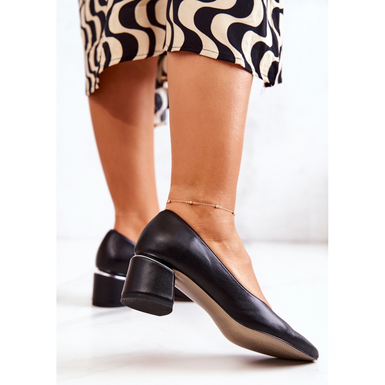 Zapatos De Tacón De Cuero En Spitz Black Marilyn negro 1 Zapatos De Tacón De Cuero En Spitz Black Marilyn negro 1