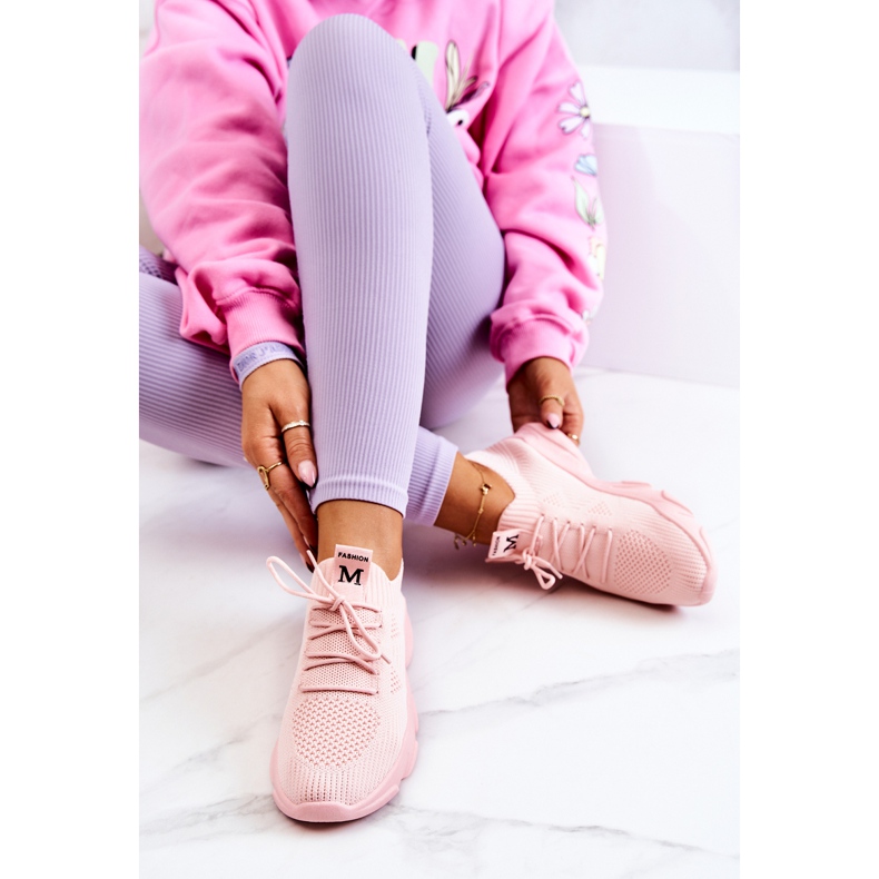 PS1 Zapatillas Deportivas Deportivas Tejido Rosa Nolene 1