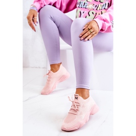 PS1 Zapatillas Deportivas Deportivas Tejido Rosa Nolene rosado 4