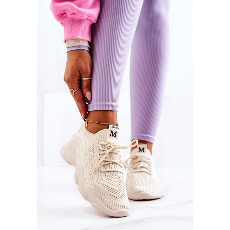 PS1 Deportivas Deportivas Tejido Beige Claro Nolene 2