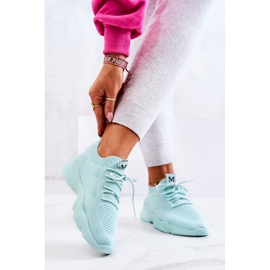 PS1 Deportivas Zapatillas Tela Menta Nolene verde 3