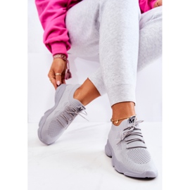 PS1 Deportivas Deportivas Tejido Zapatillas Gris Nolene 4