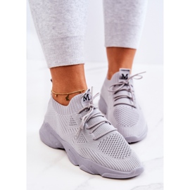 PS1 Deportivas Deportivas Tejido Zapatillas Gris Nolene 5