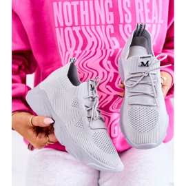 PS1 Deportivas Deportivas Tejido Zapatillas Gris Nolene 7