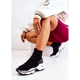 PS1 Zapatos deportivos de calcetín alto Bailee negros 6
