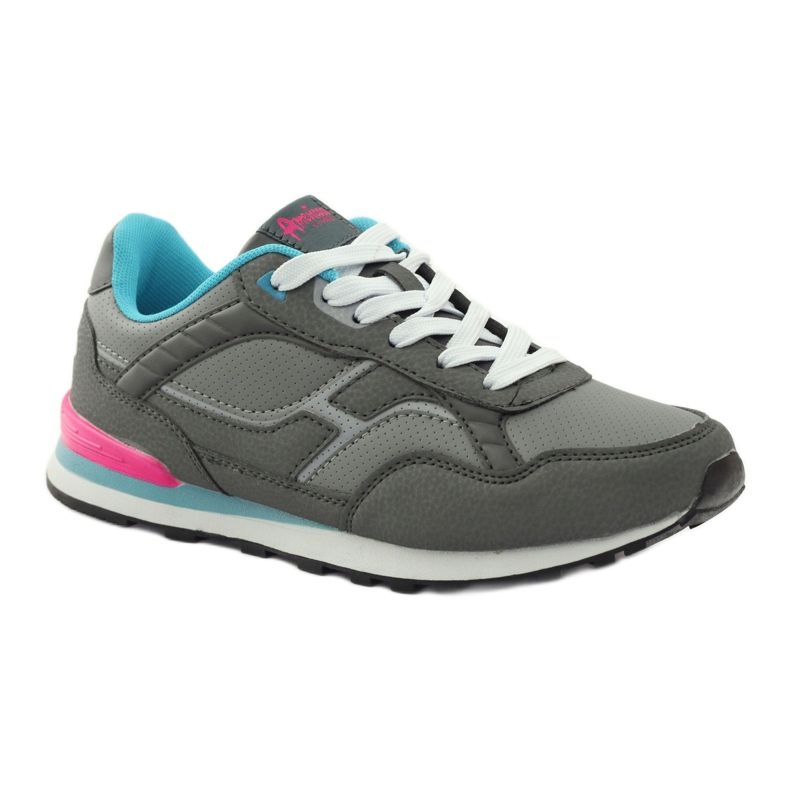 American Club Chándal deportivo American C1 gris azul rosa 1
