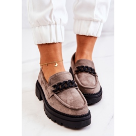 PL5 Mocasines Mocasines Ante La.Fi Gris Zafira beige 5
