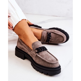 PL5 Mocasines Mocasines Ante La.Fi Gris Zafira beige 8