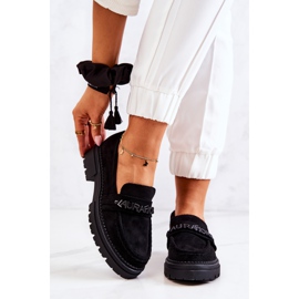 PL5 Mocasines Ante Letras La.Fi Negro Jenefer 2
