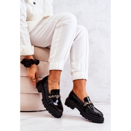 PL5 Mocasines Lacados Letras La.Fi Negro Jenefer 4
