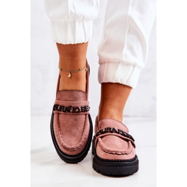 PL5 Mocasines Ante Letras La.Fi Rosa Sucio Jenefer rosado 1