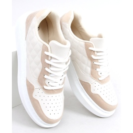 Deportivas Mujer Acolchadas Disa Beige 4