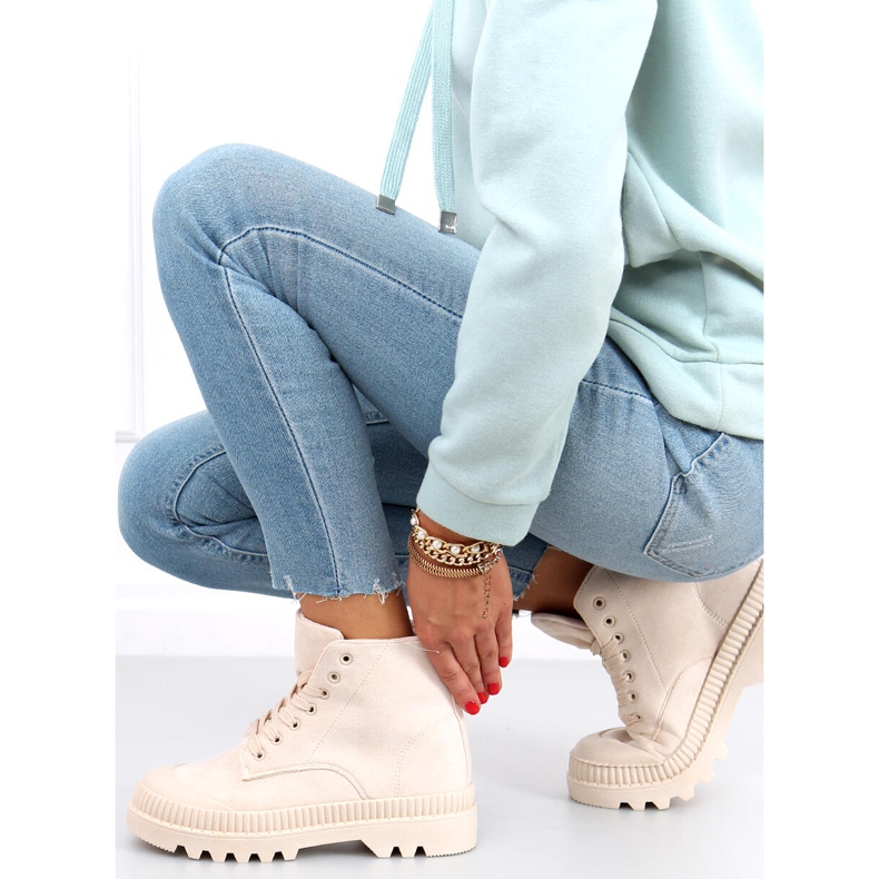 Zapatillas trekking tobilleras Bibi Beige 2