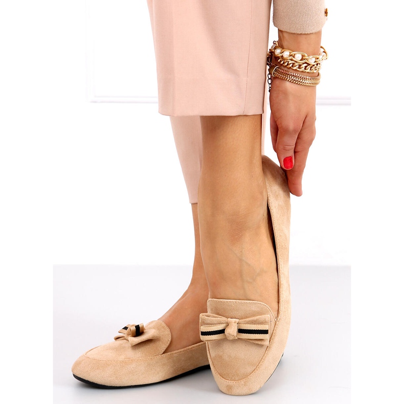 Mocasines mujer Maren Albaricoque beige 1