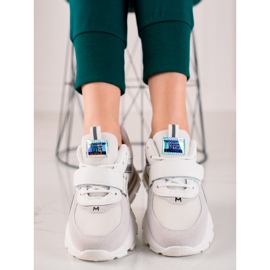 TRENDI Deportivas Deportivas Con Velcro gris 4