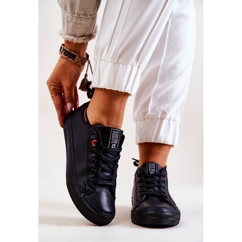 Zapatillas bajas de cuero Big Star JJ274006 Negro 1