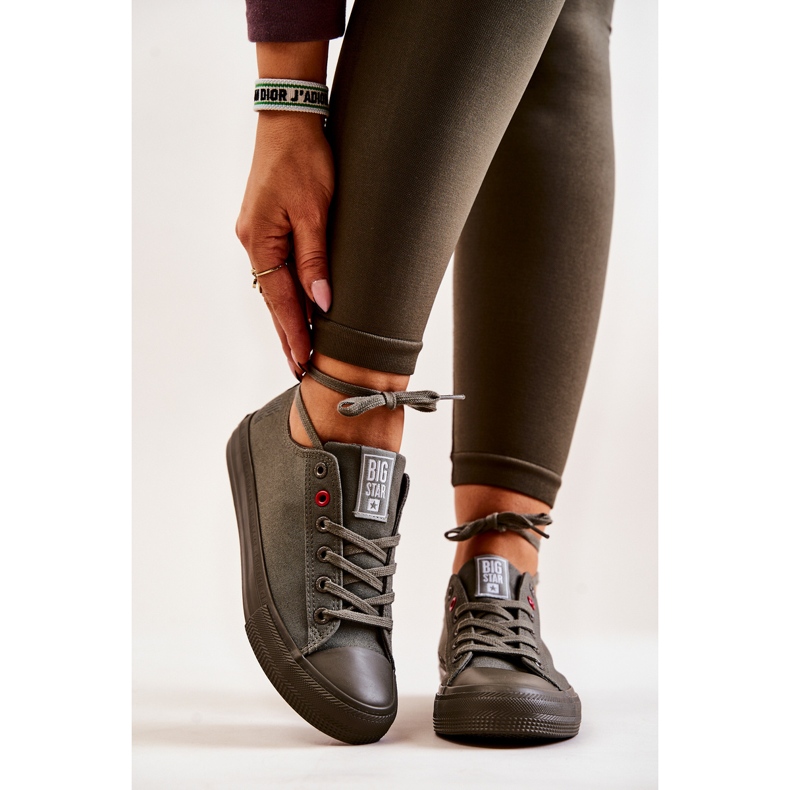 Zapatillas Bajas Big Star JJ274004 Caqui verde 2