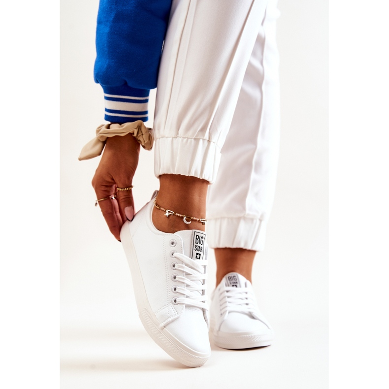 Deportivas Piel Big Star JJ274311 Blanco 2