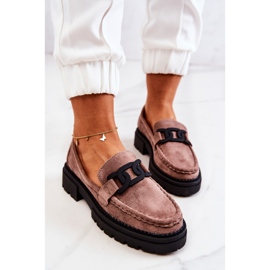 PL5 Mocasines De Ante Con Adorno La.Fi Cappucino Laurene marrón 1