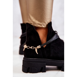 PS1 Botas Worker De Ante Con Rayas Negro Moriah 7