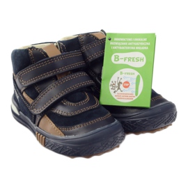 Zapatos profilácticos Bartek 91756 nuevo azul marino marrón blanco 4