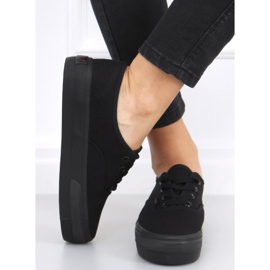 Deportivas de suela alta Donau All Black negro 1