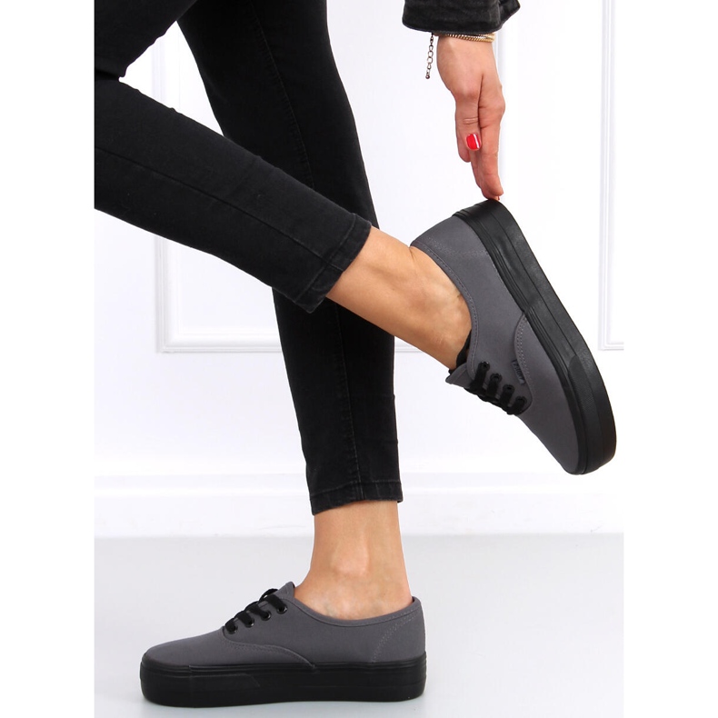 Deportivas suela alta Donau DK.GRAY gris 1