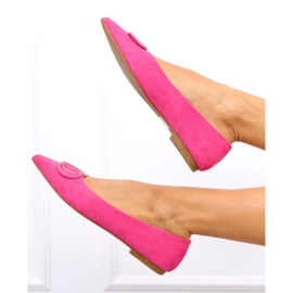 Bailarinas Arte Fushia almendra rosado 2