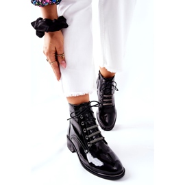 D&A Botas Calientes Mujer Clásicas Lacado Negro Reflejo 2 D&A Botas Calientes Mujer Clásicas Lacado Negro Reflejo 2