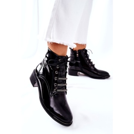 D&A Botas Calientes Mujer Clásicas Lacado Negro Reflejo 3 D&A Botas Calientes Mujer Clásicas Lacado Negro Reflejo 3