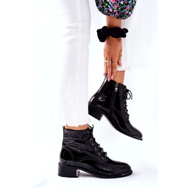 D&A Botas Calientes Mujer Clásicas Lacado Negro Reflejo 4 D&A Botas Calientes Mujer Clásicas Lacado Negro Reflejo 4