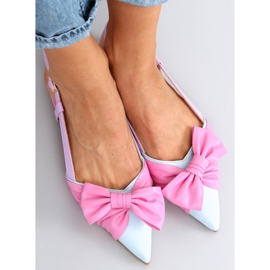 Bailarinas Candy Colour con tacón abierto rosado 2 Bailarinas Candy Colour con tacón abierto rosado 2