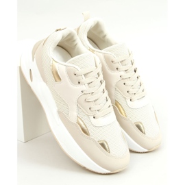 Deportivas Astro Beige dorado 1