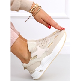 Deportivas Astro Beige dorado 2