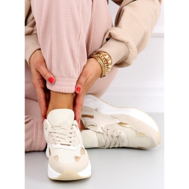 Deportivas Astro Beige dorado 4