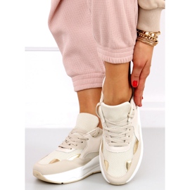 Deportivas Astro Beige dorado 5