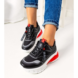 Deportivas negras Barbo de mujer negro gris 1