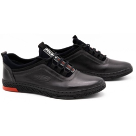 Polbut Zapatos casual de piel para hombre K24, gris 2 Polbut Zapatos casual de piel para hombre K24, gris 2