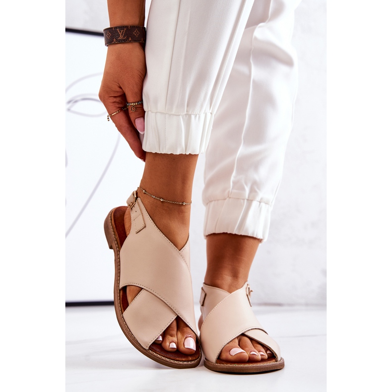 Lewski Shoes Sandalias Piel Lewski 3019 Beige 2