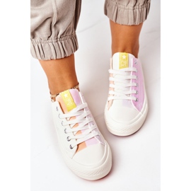 NEWS Zapatos deportivos Classic Ecoma que cambian de color para mujer blanco multicolor 4