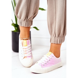NEWS Zapatos deportivos Classic Ecoma que cambian de color para mujer blanco multicolor 2 NEWS Zapatos deportivos Classic Ecoma que cambian de color para mujer blanco multicolor 2