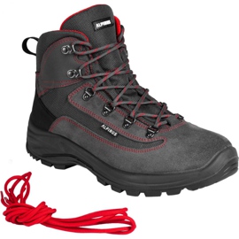Zapatos de trekking Alpinus Brahmatal High Active GR43321 rojo gris 2