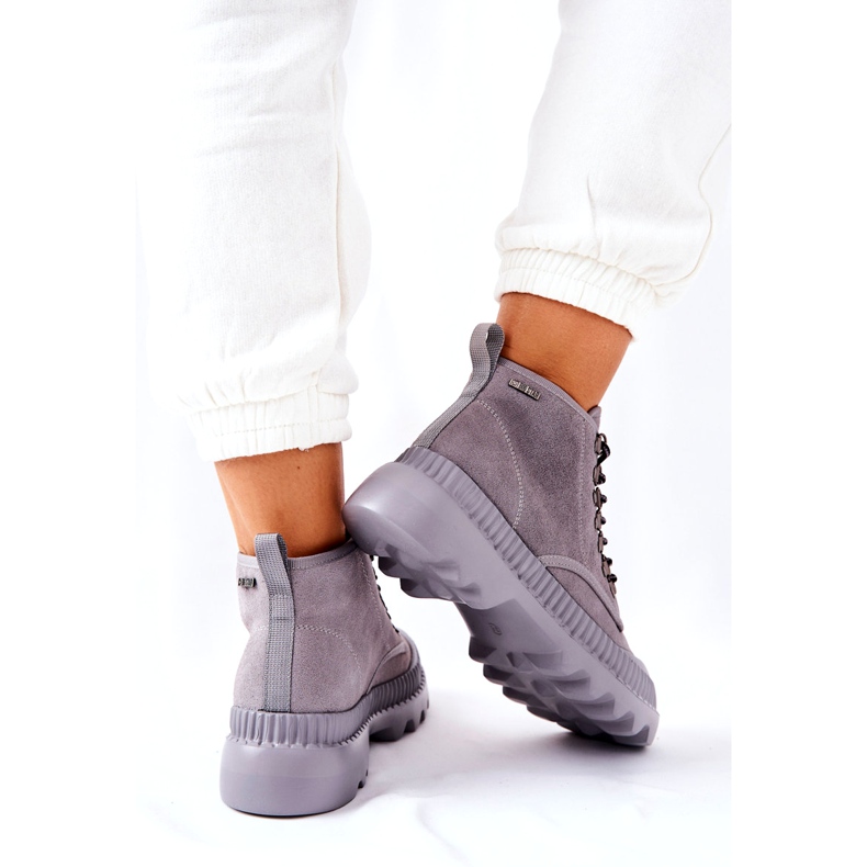 Botas de Piel Big Star II274365 Gris 1