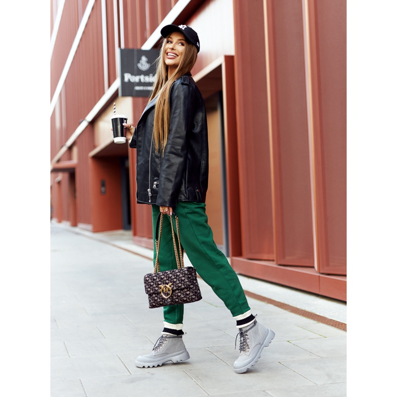 Botas de Piel Big Star II274365 Gris 6