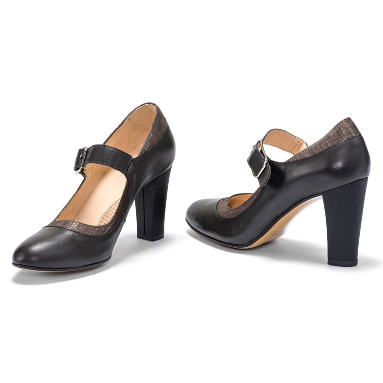 Marco Shoes Salón 0932P marrón con cierre 2