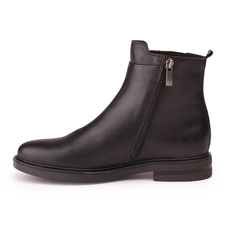 Marco Shoes Botas ligeras con fondo plano de piel flor negra negro 2