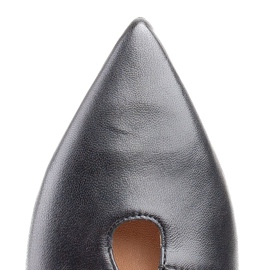 Marco Shoes Bailarinas de mujer negras esbeltas 1332P con correa negro 4