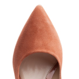 Marco Shoes Salón 320P de ante natural - albaricoque naranja 5