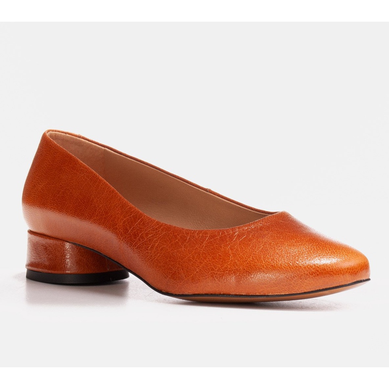 Marco Shoes Bailarinas piel flor marrón 1