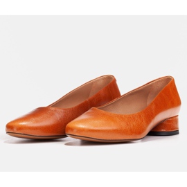 Marco Shoes Bailarinas piel flor marrón 5